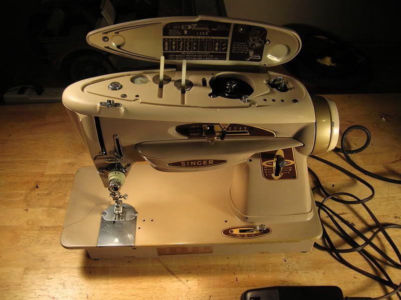 1961 Sewing Machine Singer 503A "Rocketeer" The Fedora Lounge
